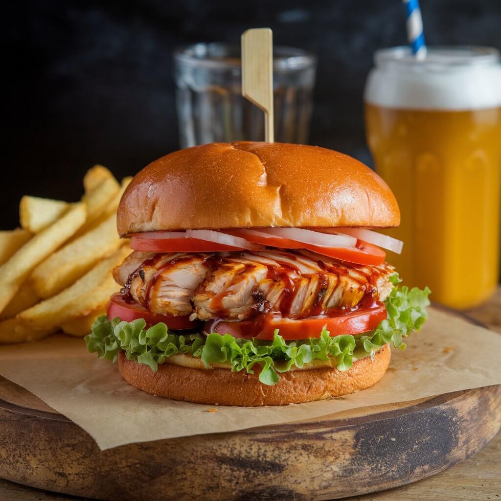 Chicken BBQ Burger